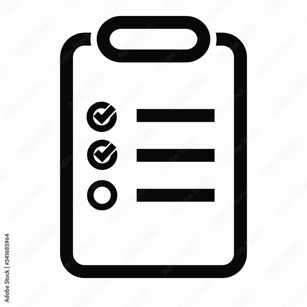 Checklist icon. One of set web icons. Icon clipboard checklist or document with checkmark with text in flat style..
D Checklist icon. One of set web icons. Icon clipboard checklist or document with checkmark with text in flat style..
D
