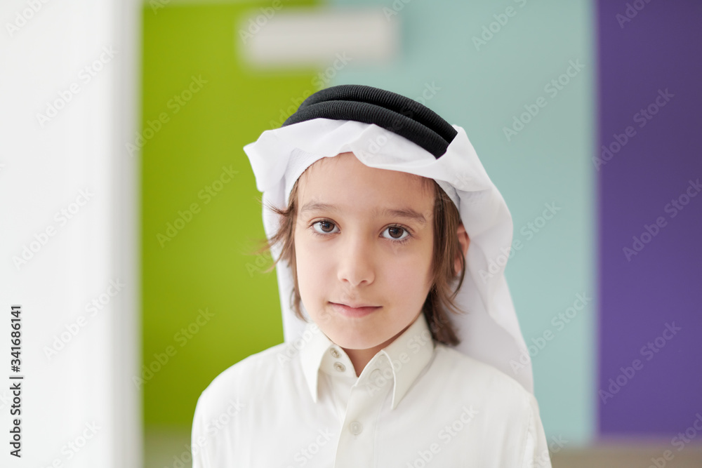 portrait of little arabian boy