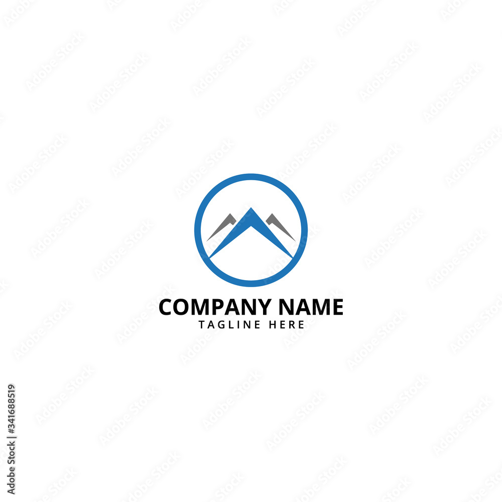 Mountain Logo Template. Vector Illustrator. Mountain Logo Template. Vector Illustrator.