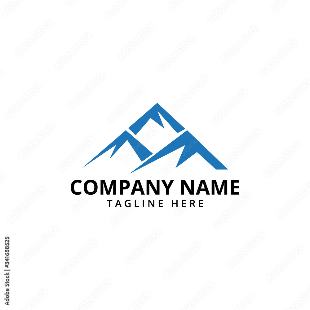 Mountain Logo Template. Vector Illustrator. Mountain Logo Template. Vector Illustrator.