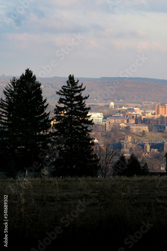 Cornell University in a Patch of Sunlight