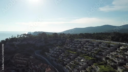 Porto piccolo drone aerial view
