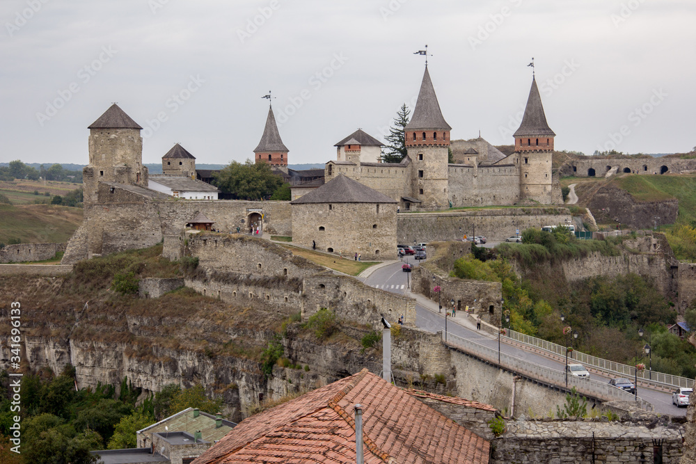 Kamianets-Podilskyi Castle is a former Ruthenian-Lithuanian castle located in the historic city of Kamianets-Podilskyi, Ukraine