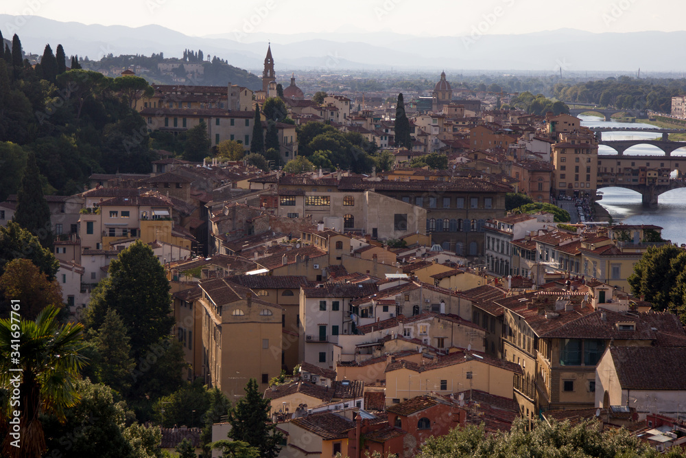 Obraz premium Florence panorama city skyline, Florence, Italy