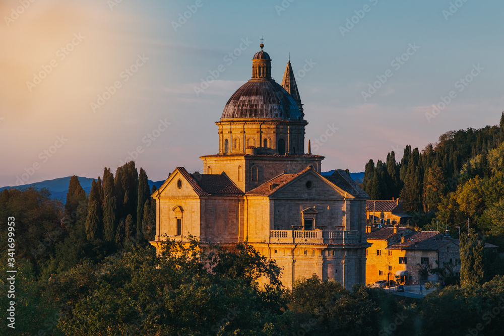Chiesa di San Biagio church in Montepulciano , Italy.
