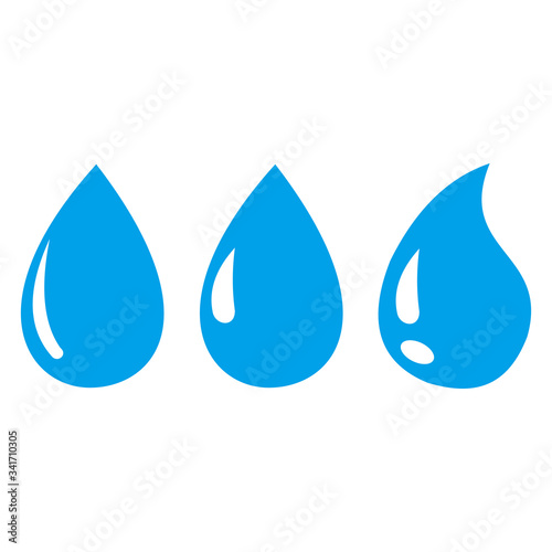 Drop Water  Splash Water Icon Vector Logo Template Illustration Design