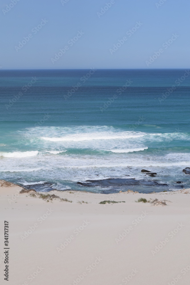 Fototapeta premium Awesome beach in The Hoop nature reserve in Southafrica coast