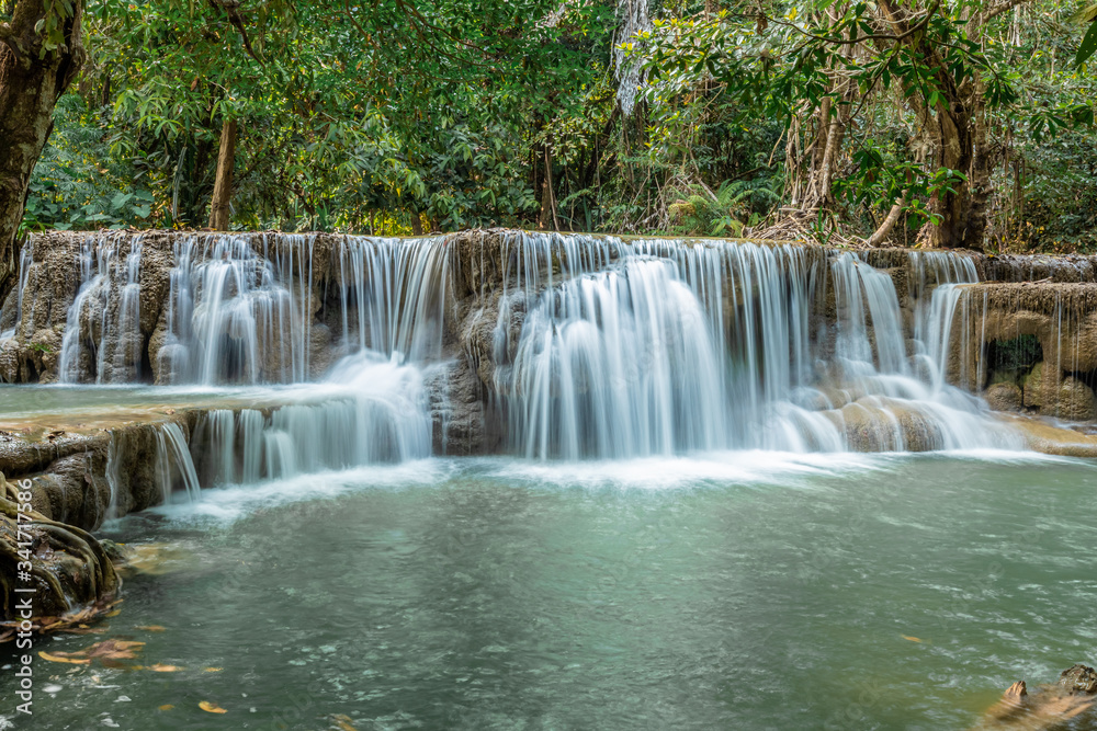 Huai Mae Khamin Waterfall, Kanchanaburi Huai Mae Khamin Waterfall, Kanchanaburi