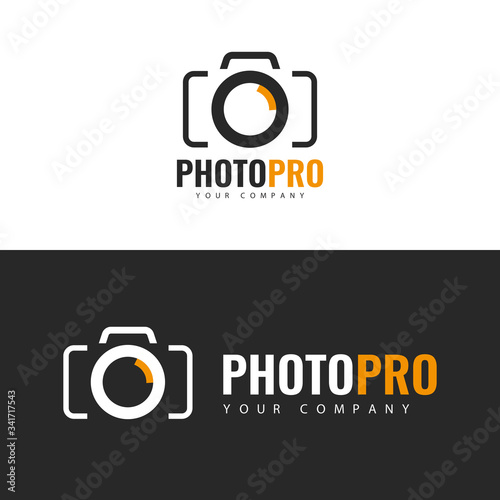 Vector illustration. Photo Studio Logo design.
