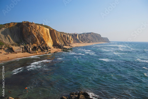 Small beach in portuguese coastline, Praia da Formosa
