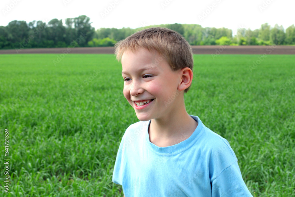 boy in the field boy in the field