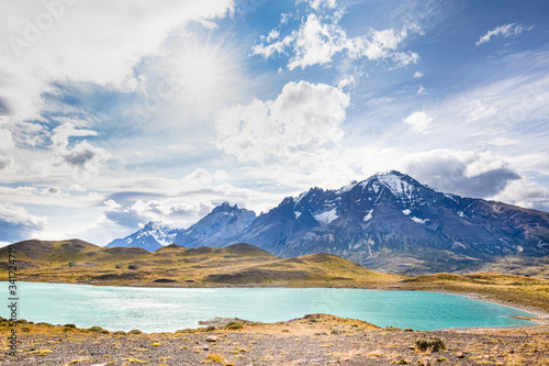 Landscape of Torres del Paine National Park