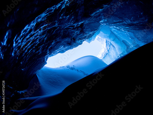 Intérieur d'un Glacier en Arctique