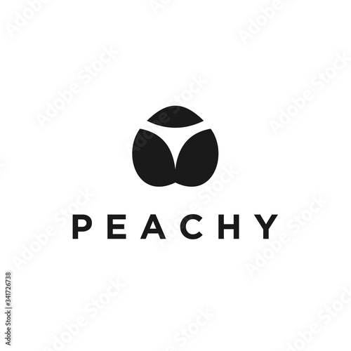 peachy logo icon vector designs