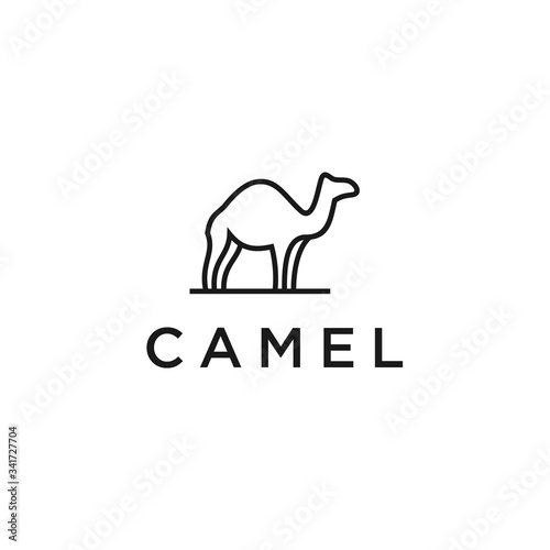 camel logo vector icon designs