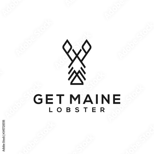 lobster logo vector icon designs