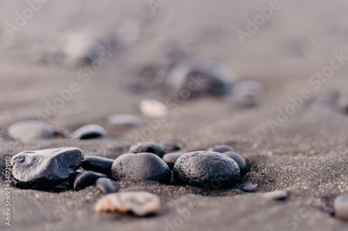 Piedras en la arena