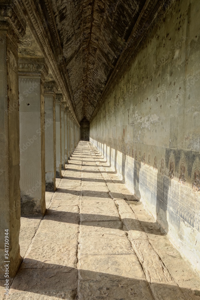 Obraz premium corridor of the Angkor Wat Palace