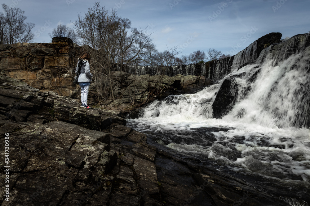 Obraz premium waterfall in the mountains