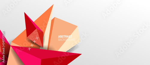 Free Download Trendy simple triangle abstract background, dynamic motion concept. Vector Illustration For Wallpaper, Banner, Background, Card, Book Illustration, landing page - GFXLoad