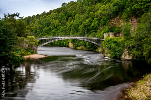 bridge over the River Spey, Scotland long exposure