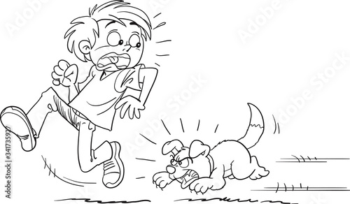 Warning. Beware of dog.