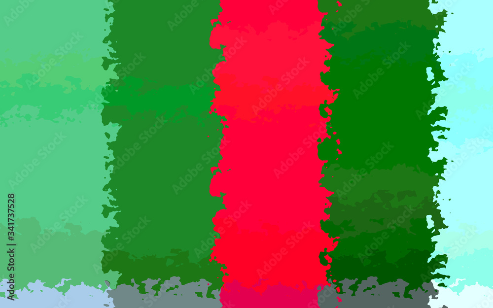 Obraz premium Red orange green grunge background