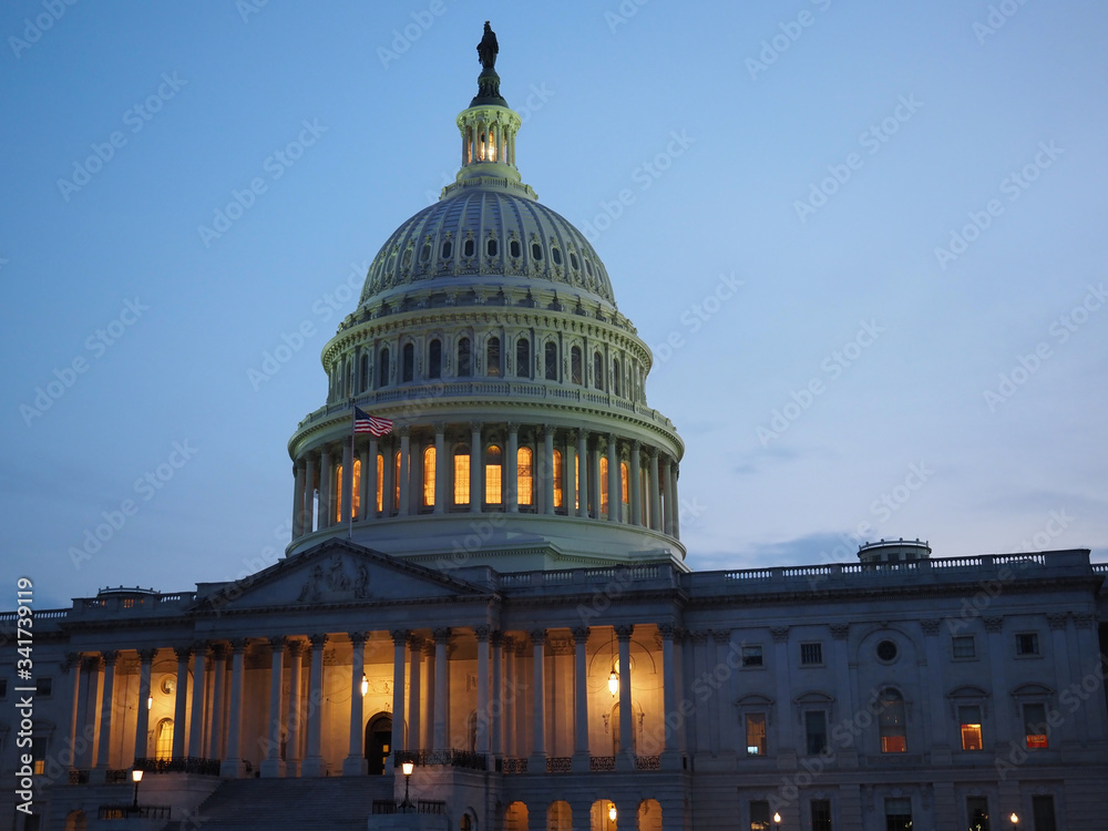 Obraz premium Capitol Building Washington DC.