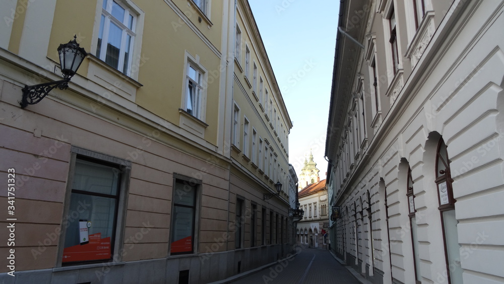 Fototapeta premium Eger is an old nice city in Hungary