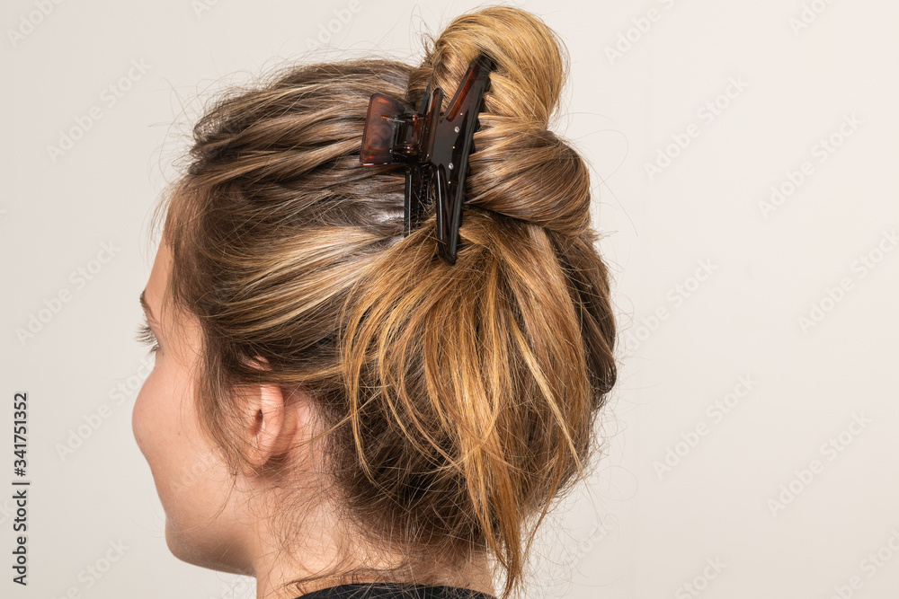 Obraz premium Model With Hair Clips