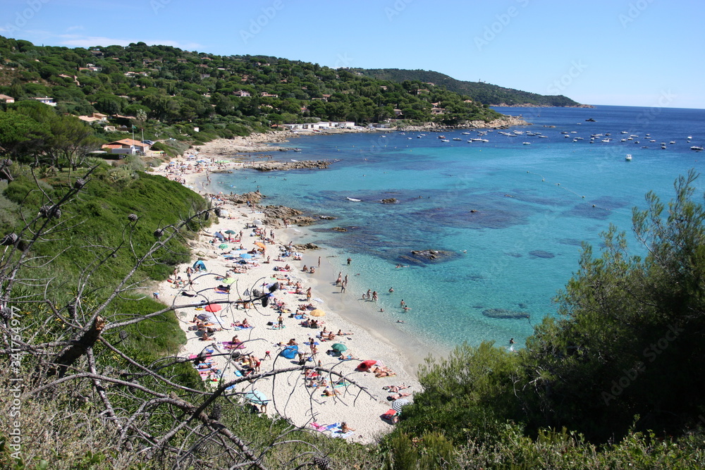 view of the beach in the mediterranean sea