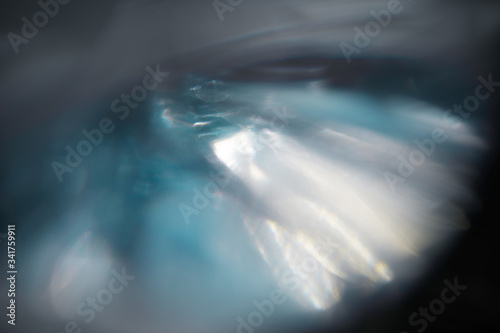Abstract water light leaks