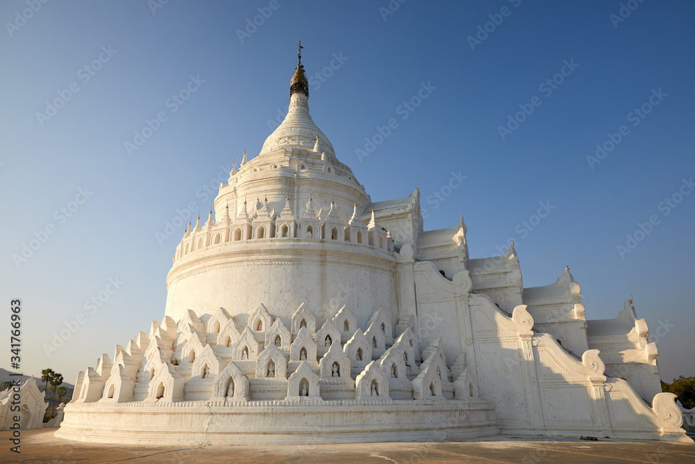 A February 2020 view of Hsinbyume Pagoda near Mandalay, Myanmar