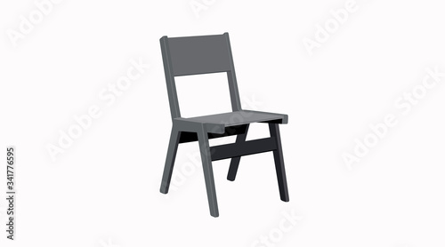 Vector Isolated Illustration of a Chair