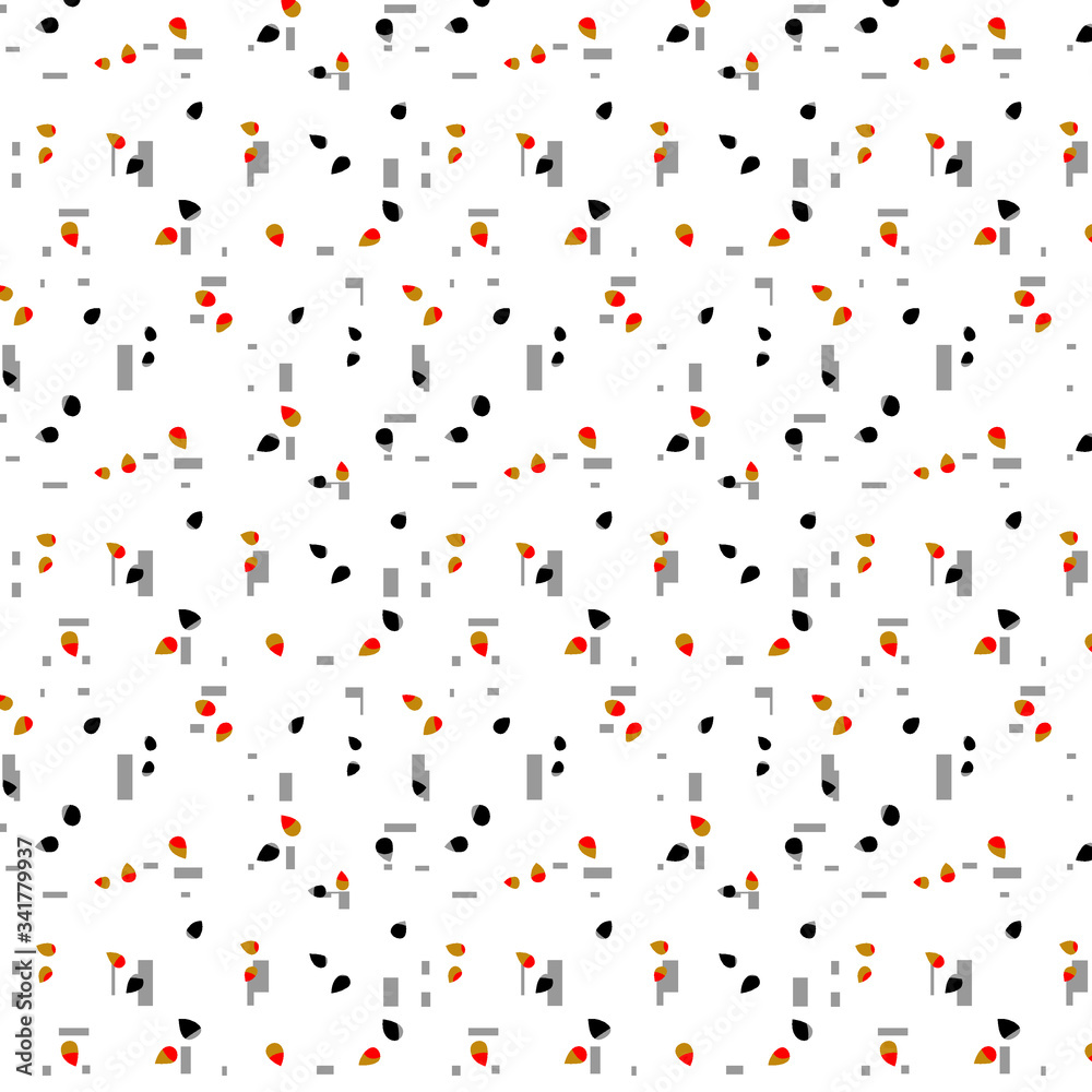 Naklejka premium red and white polka dots