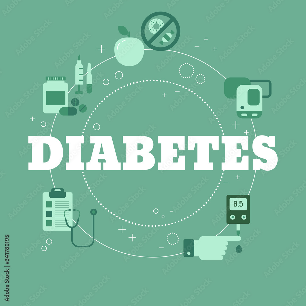 Diabetes Patient Treatment Concept Diabetes Patient Treatment Concept