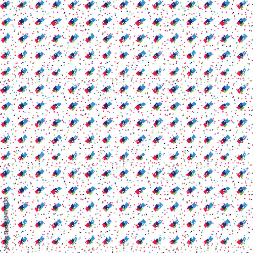 seamless pattern with stars