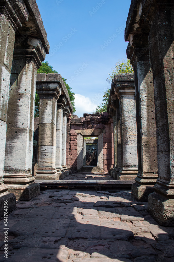 Phimai Historical Park,Phimai built according to the traditional art of