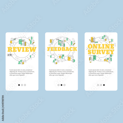 Online review, Online survey and Customer feedback