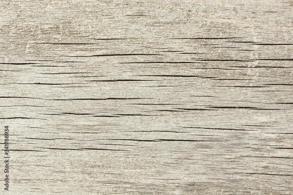 Fototapeta premium background and texture old gray board with longitudinal cracks..
