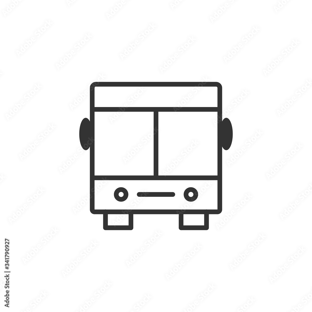 Bus icon. Public transport symbol. Vector Illustration Bus icon. Public transport symbol. Vector Illustration