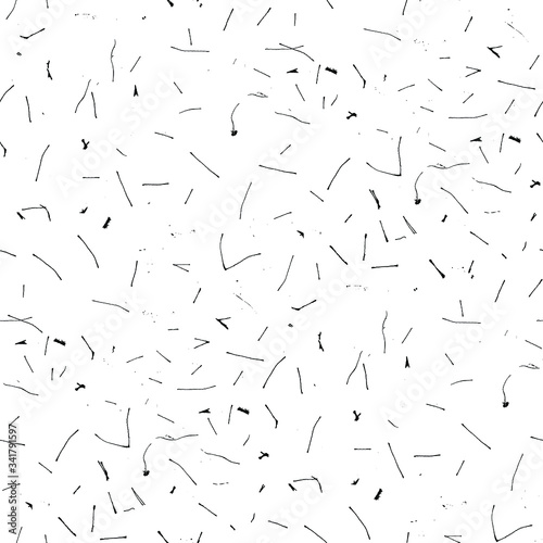 Seamless texture of speckles, dirt, hatches, scratches