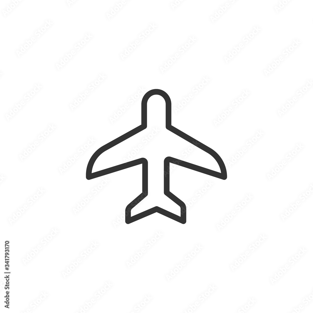 Plane icon. Aircraft symbol. Vector Illustration Plane icon. Aircraft symbol. Vector Illustration