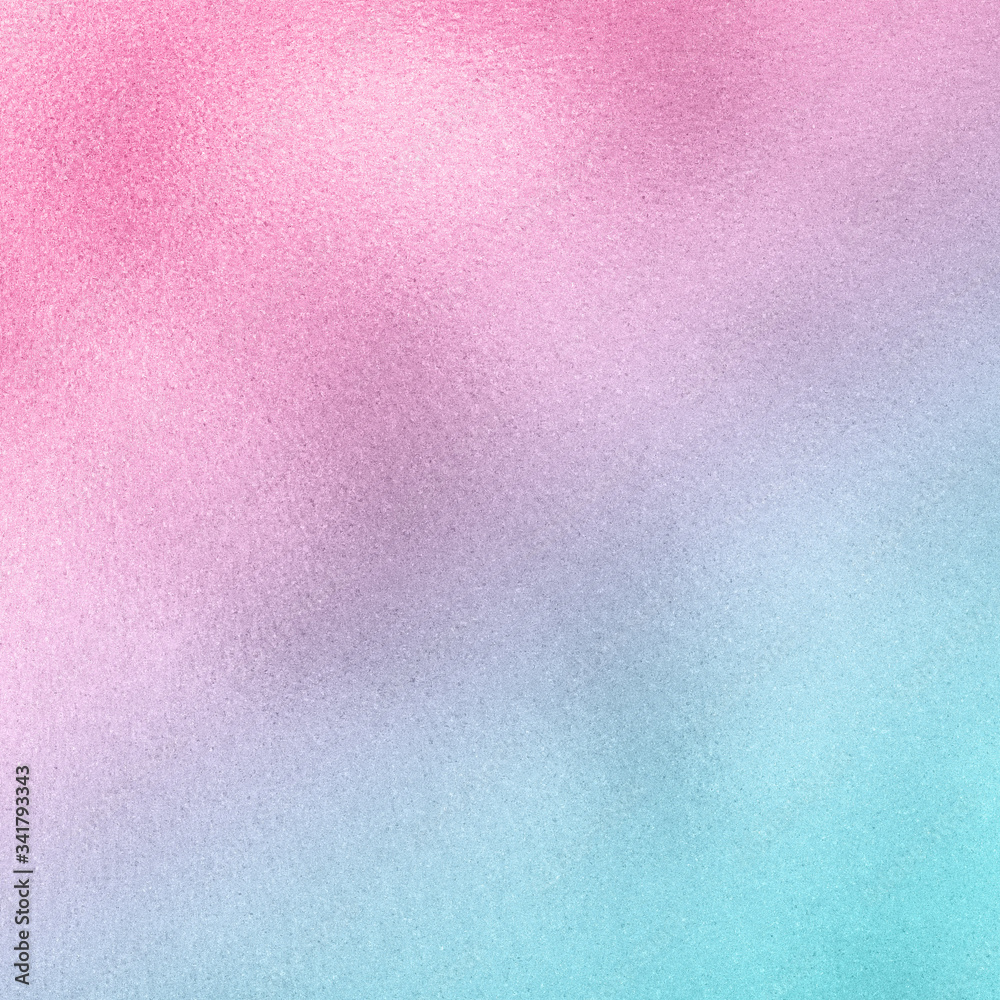 Fototapeta premium abstract pastel pink blue gradient foil shimmer background texture