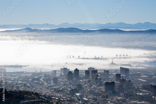 panoramic view of Cape town City