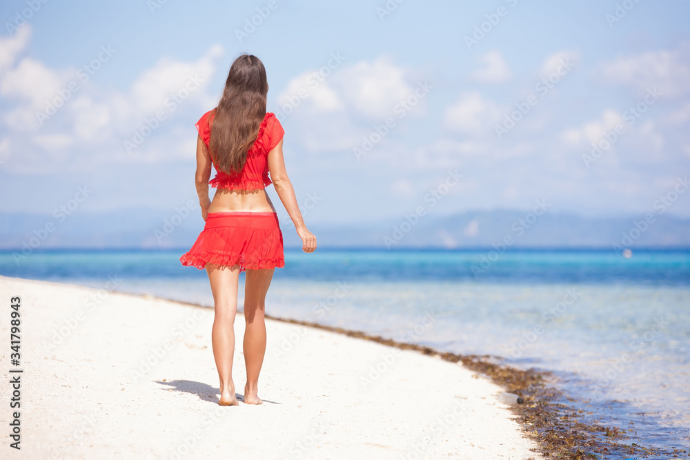 Philippines,  woman in red underwear