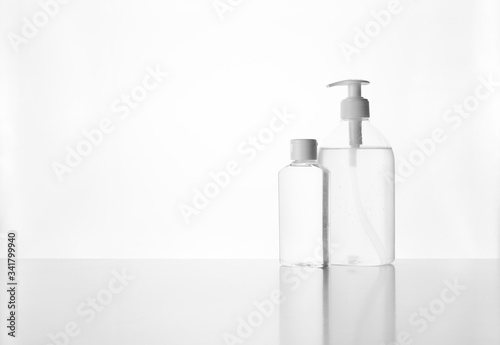 alcohol gel to prevention coronavirus. hand sanitizer soap