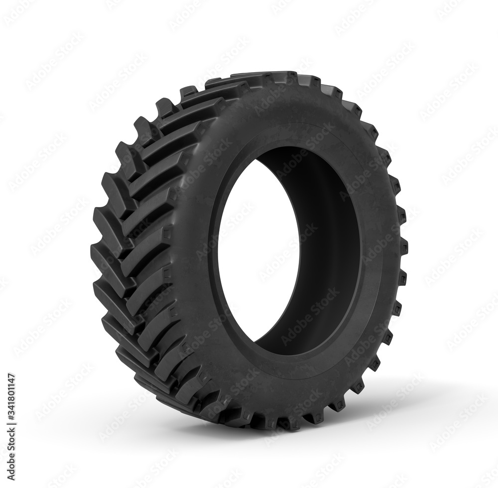 3d rendering of black vehicle tire isolated on white background 3d rendering of black vehicle tire isolated on white background