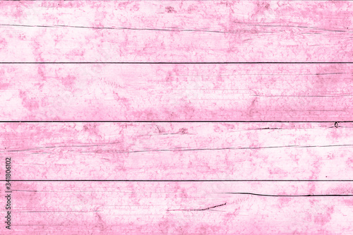 Wallpaper Mural Dirty pink pastel wood floor texture pattern. Pink plank background Torontodigital.ca
