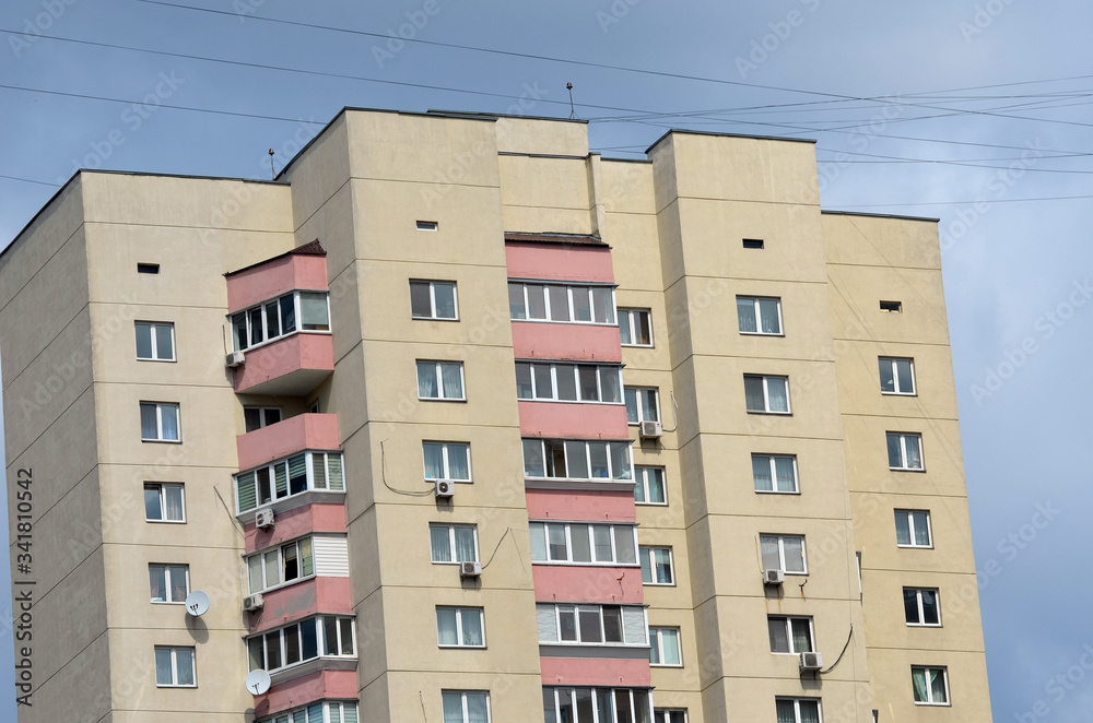 Modern residential area in Kiev. Exterior. 